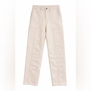 Old Navy High Rise Loose Leg OG Cream Jeans size 4